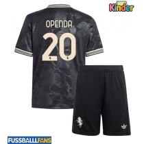 Juventus Lois Openda #20 3rd trikot Kinder 2025-26 Kurzarm (+ Kurze Hosen)